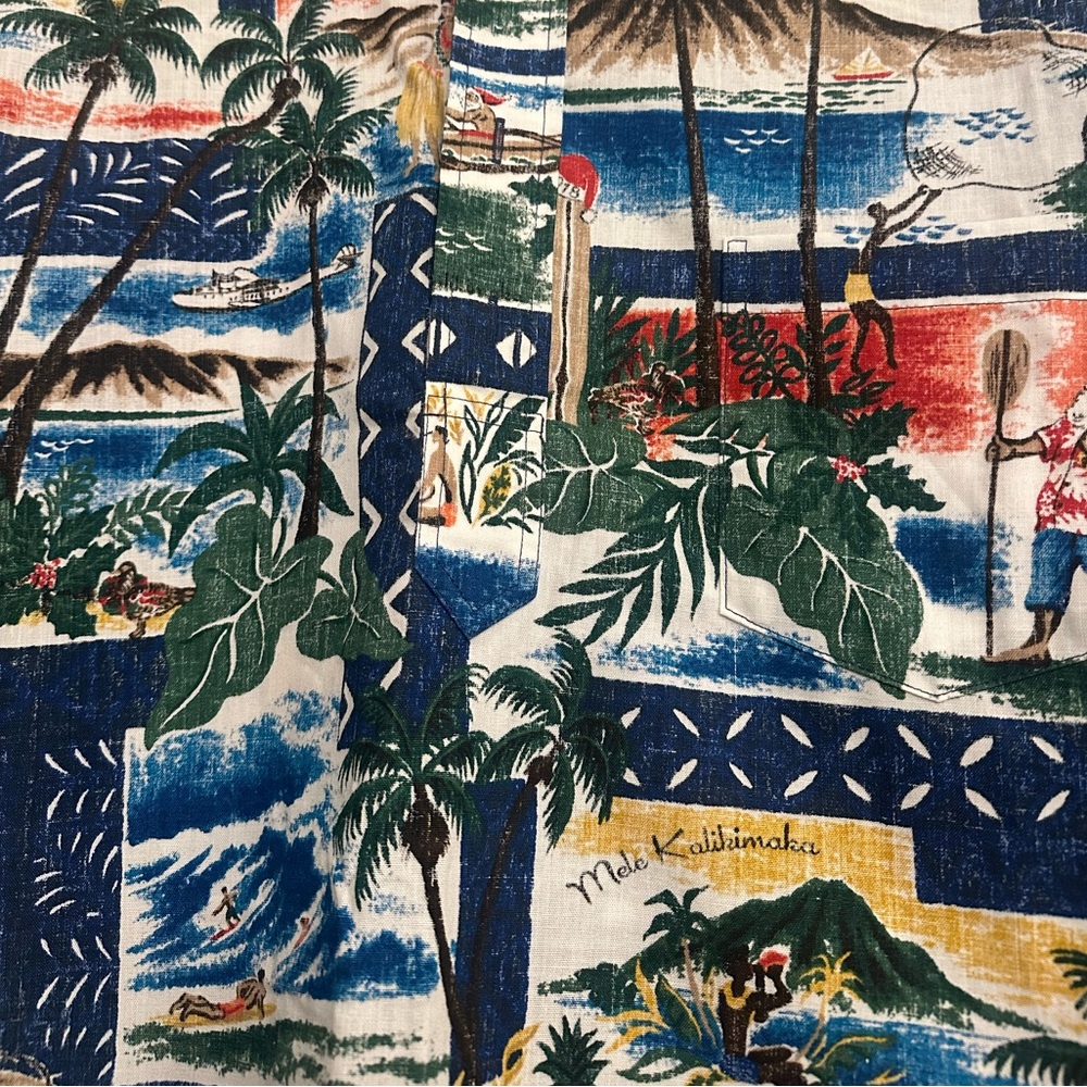 Reyn Spooner Mele Kalikimaka Christmas Shirt